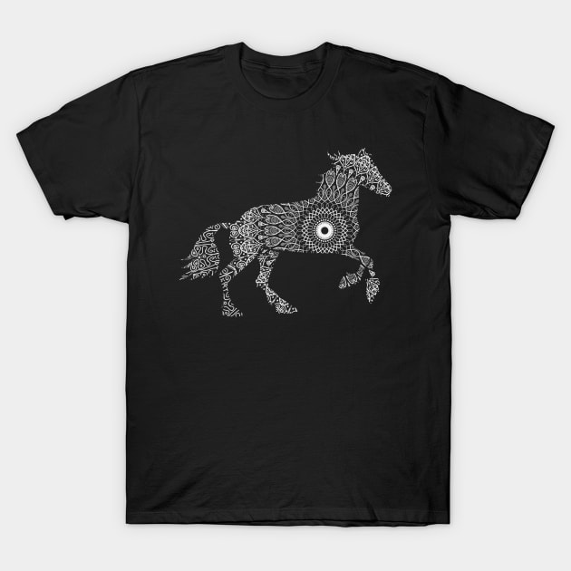 Horse Mandala T-Shirt by BilcosDesigns